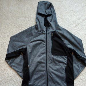 New Balance Men's Gray/Black Hooded Jacket